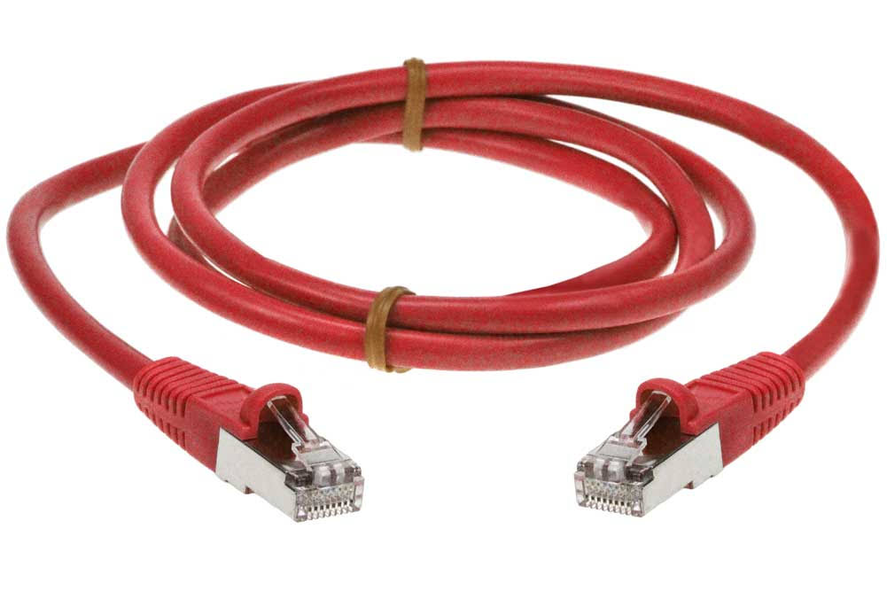 Cat5e Shielded (STP) Ethernet Cable, 200 Feet Red G744404