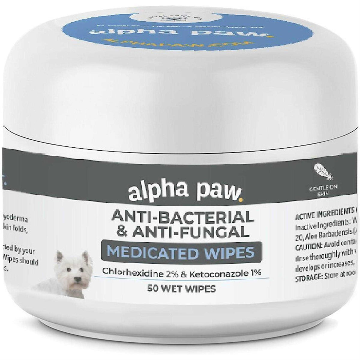 Antibacterial & Antifungal Medicated Wipes A99317