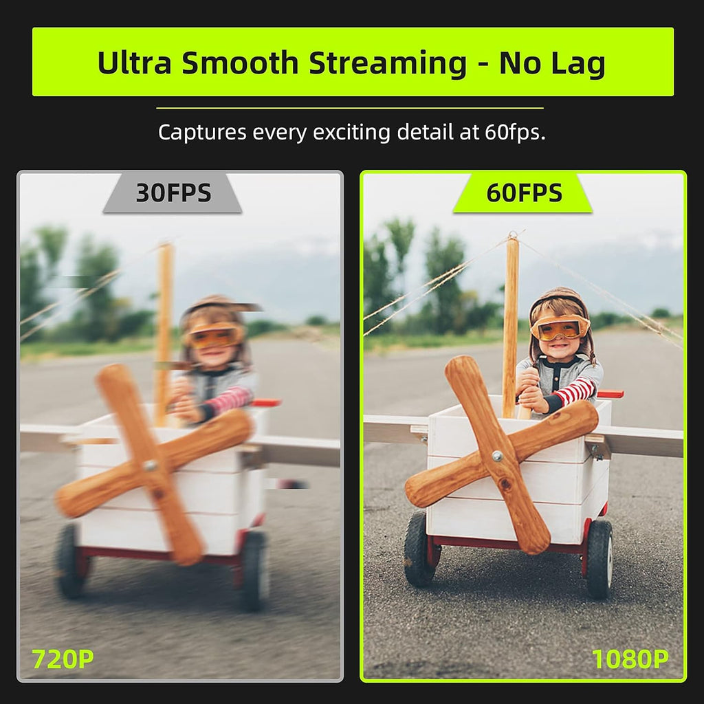 1080P 60FPS Webcam with Light R374