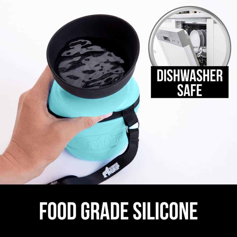 Leak Proof Portable Dog Water Bottle with Bowl Cap M2271
