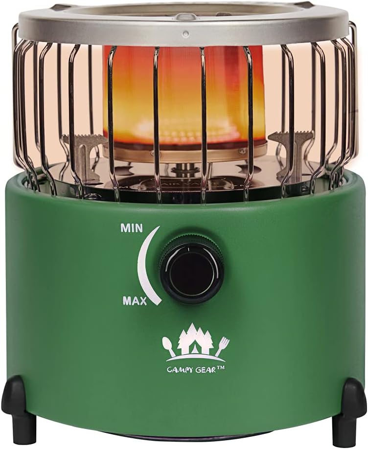 Orange 2 in 1 Portable Propane Heater & Stove G213777