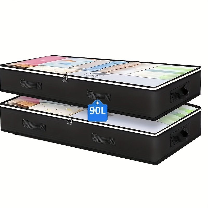 2pcs Heavy-Duty Metal Underbed Storage Bags E819863