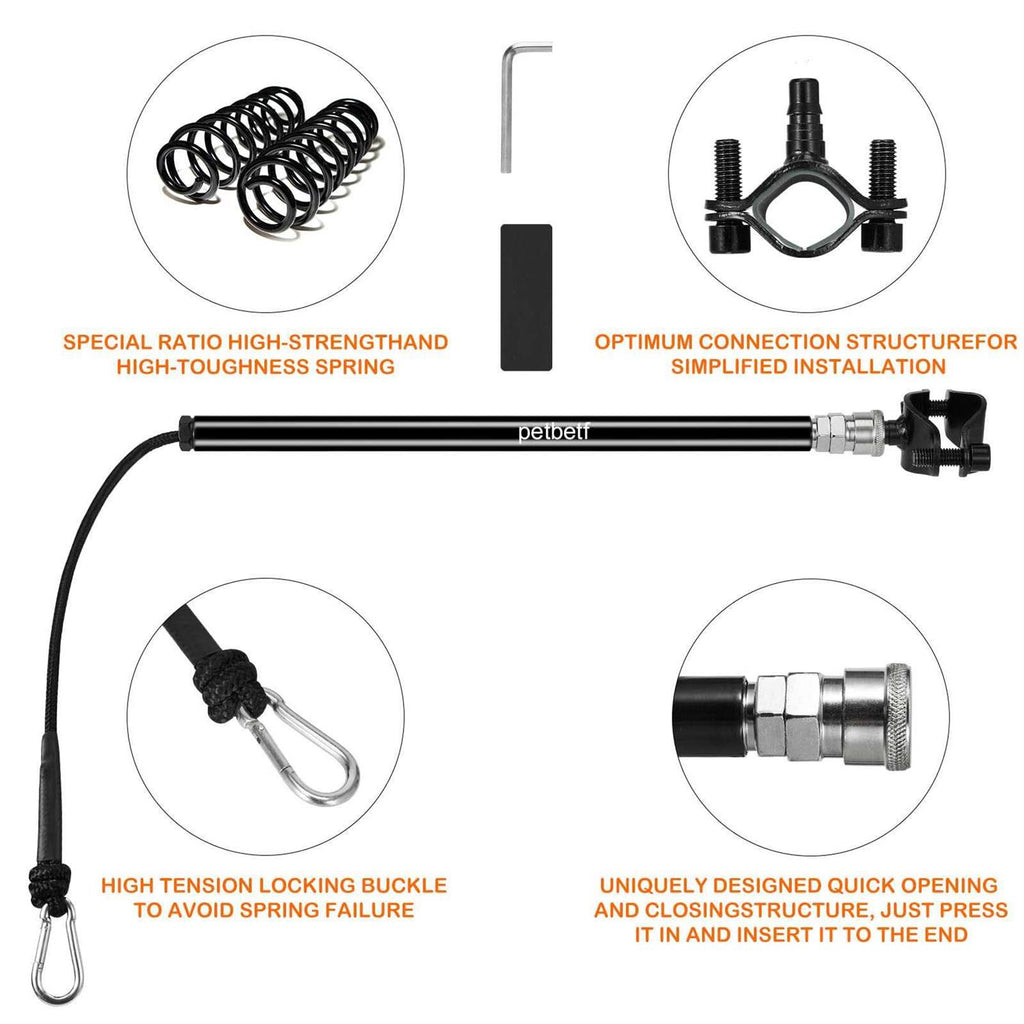 Hands Free Retractable Bicycle Dog Leash X788