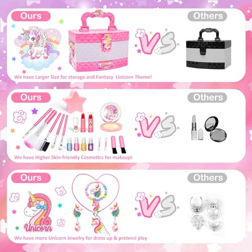 Washable Princess Dresses Pretend Makeup Set S828
