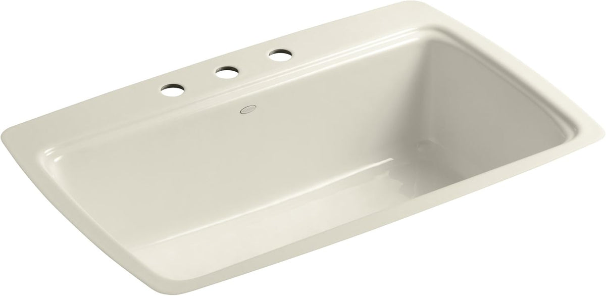 Almond Tile-In Kitchen Sink L1867