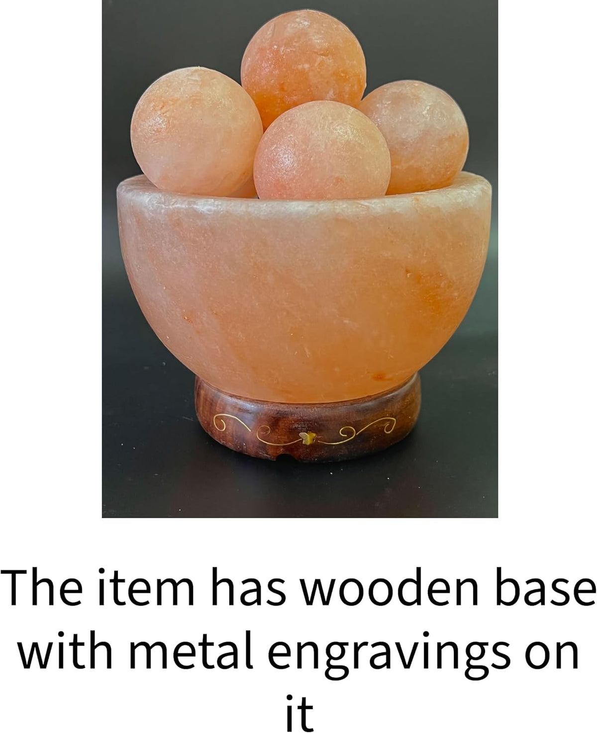6 inches 8 lbs. Himalayan Salt Lamp with Dimmer Switch and Extra Bulb D145282