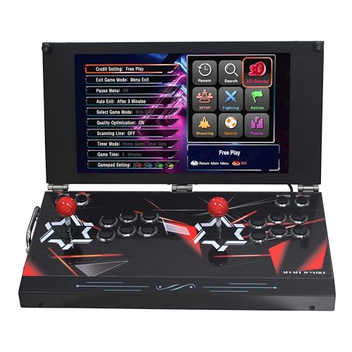 Hand-held Portable Arcade Game Console 17.5-inch HD Screen Dual Players K193
