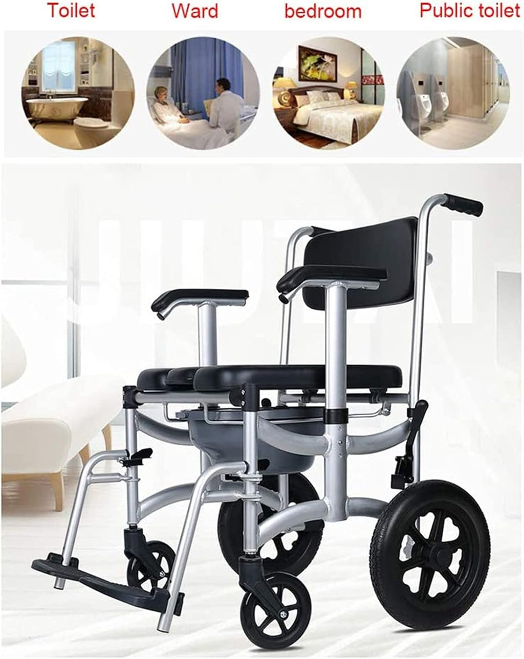 Folding Wheelchair Commode Toilet Chair Y5780