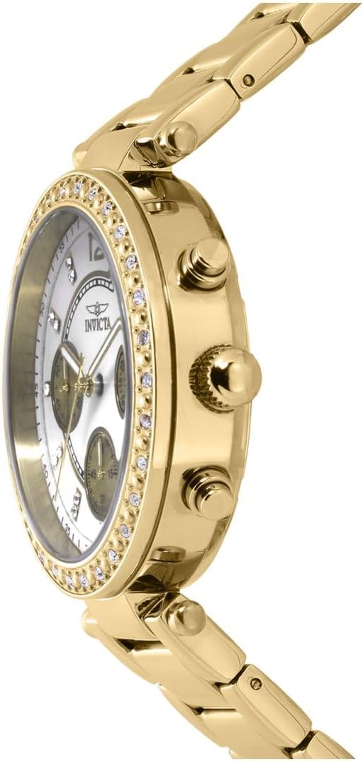 Gold Swiss Quartz Analog Watch V393434