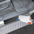 4PCS Leather Door Sill Protector Anti-Scuff Plate Cover O523124