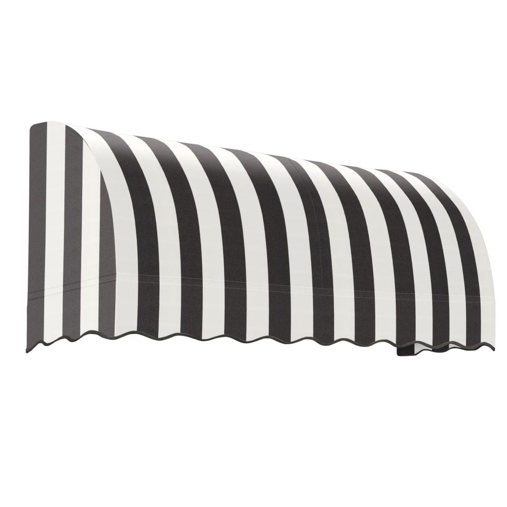 Black/White Stripe Acrylic Fixed Awning I526562