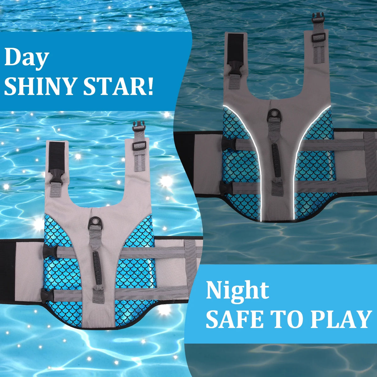 Dog Life Jacket with Rescue Handle I78609