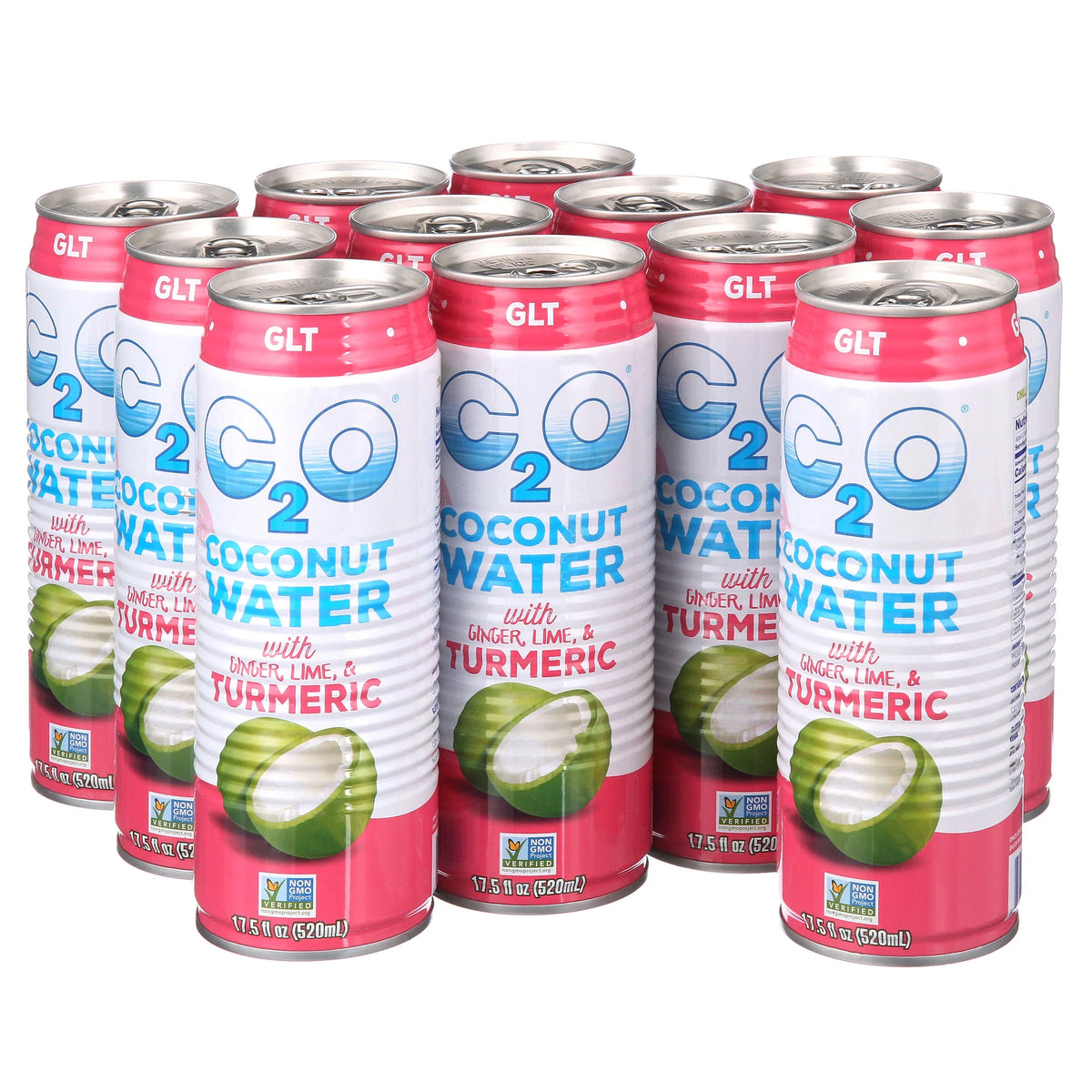 Coconut Water with Ginger Lime and Turmeric 17.5 fl oz 12 Pack P878742