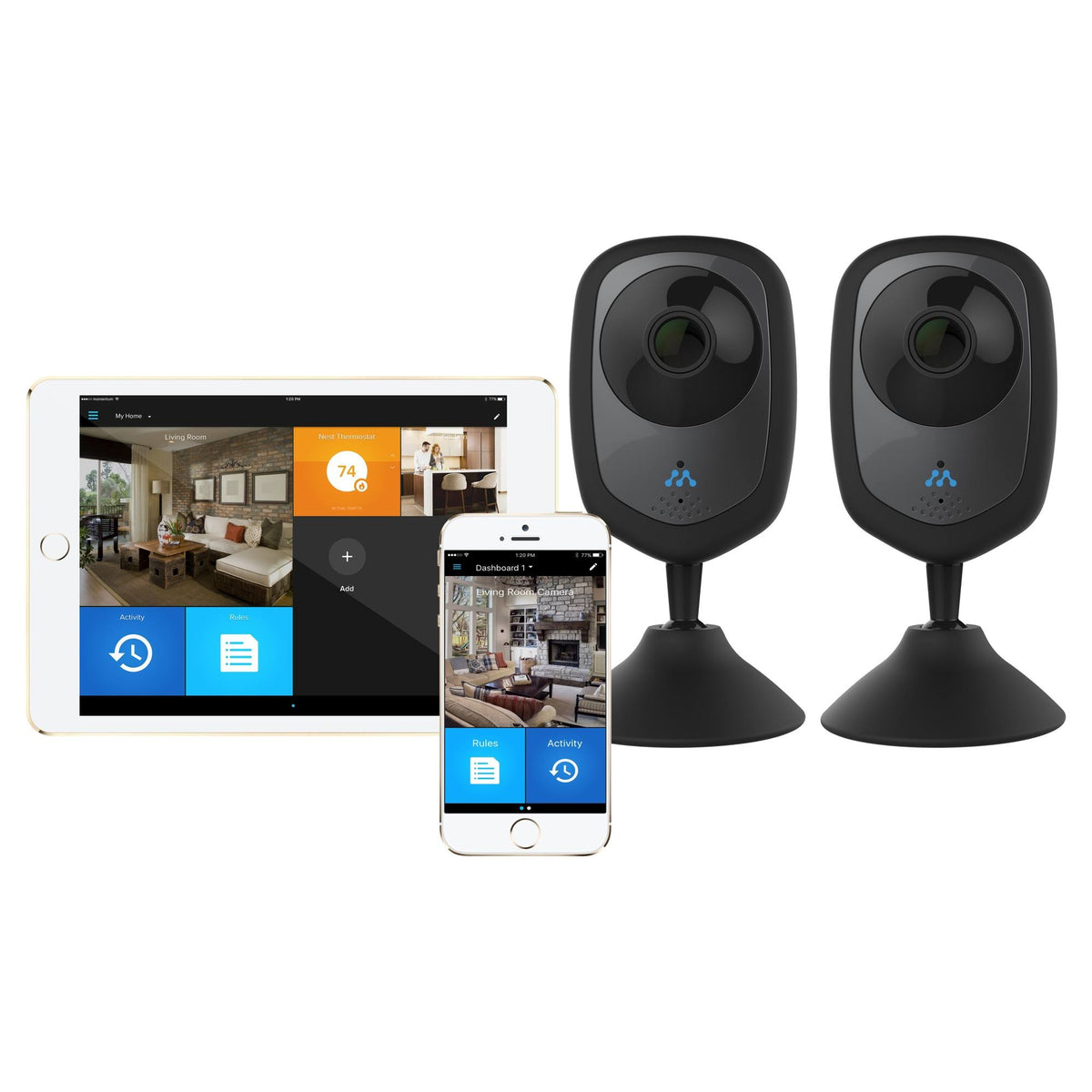 Smart Home WiFi Security Camera with 2 Way Audio X526544