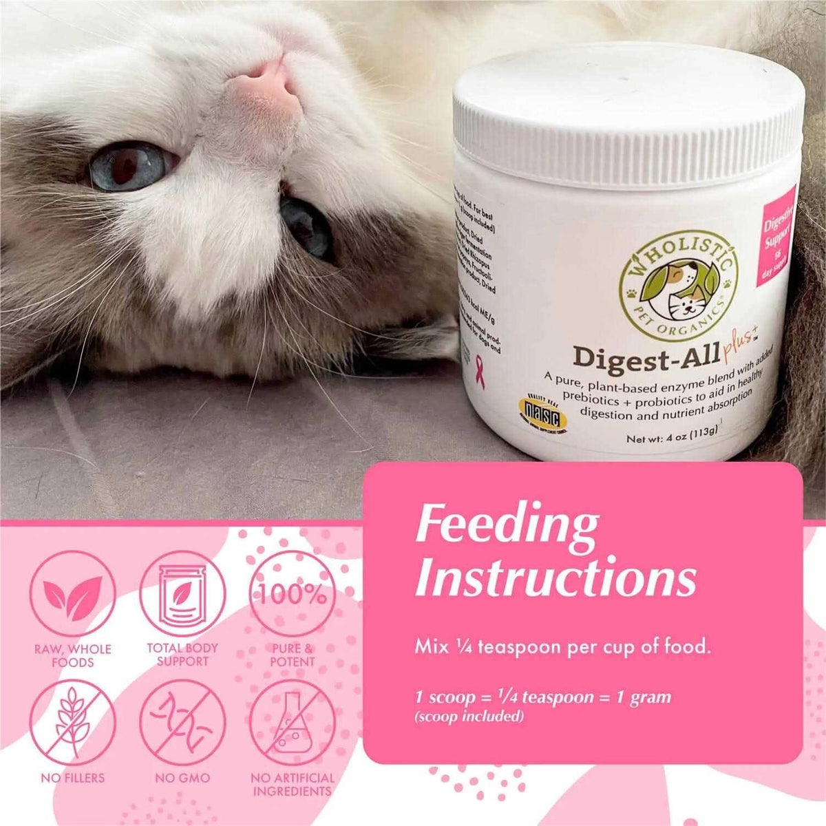 Pet Organics Digest All Plus Pet Supplies I4295