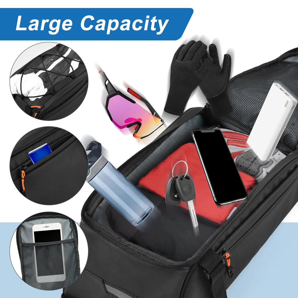 Waterproof Bike Saddle Rear 3 in 1 10L Capacity Bag C725119