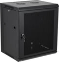 Wall Mount Server Cabinet Network Rack Vented Enclosure Locking Door P332981