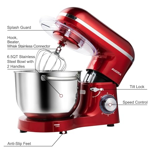6.5-QT 660W 6-Speed Tilt-Head Stand Mixer Q93947