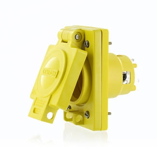 Yellow Locking Blade Wetguard 20A 347/600V 3P 4W Grounding T459808