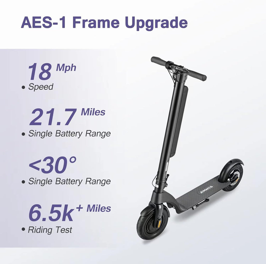 Electric Kick Scooter, 10" Solid Tires, Foldable N388653