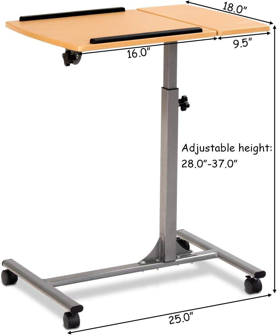Rolling Laptop Desk Cart Z40412