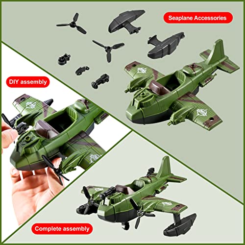78-in-1 Army Men Toys Set with Military Truck Helicopter Kayak Boat Motorcycle Action Figures V264