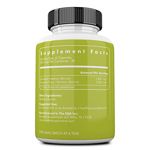 Grass Fed Beef Collagen Supplement, 3000mg, Type II, 180 Capsules P946