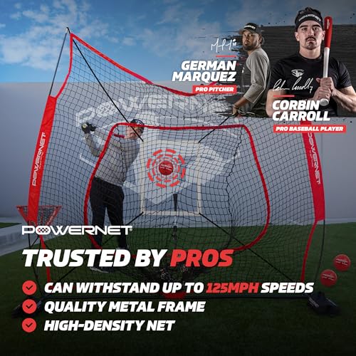 7x7 Baseball Softball Practice Net with Accessories Z29465