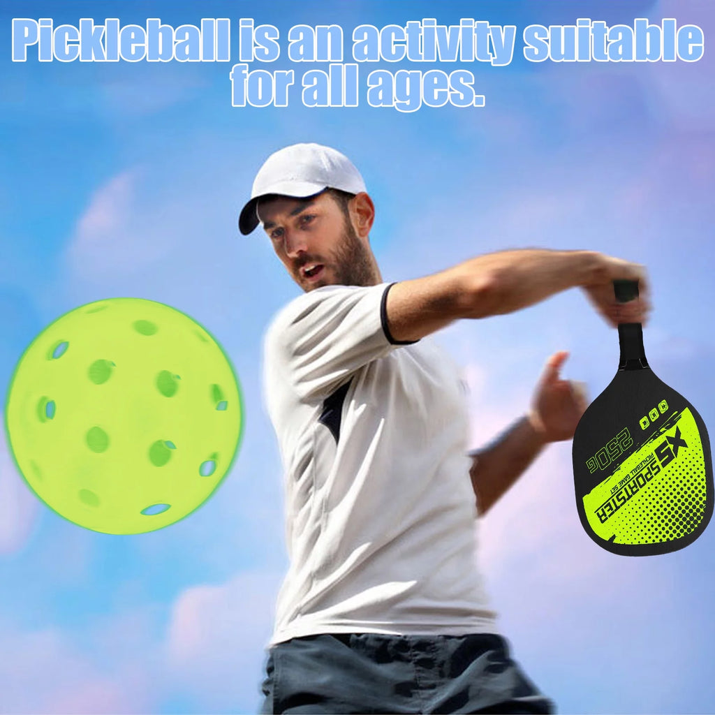 Pickleball Rackets Set of 2 Rackets and 4 Pickleballs M5541