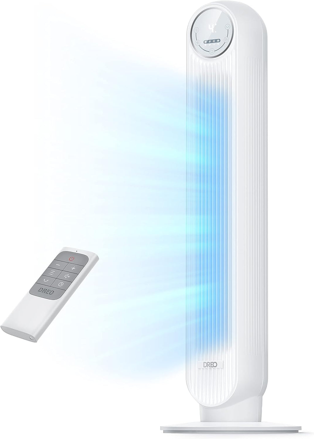 1500W Space Heater with Remote and Oscillating Tower Fan Q8919