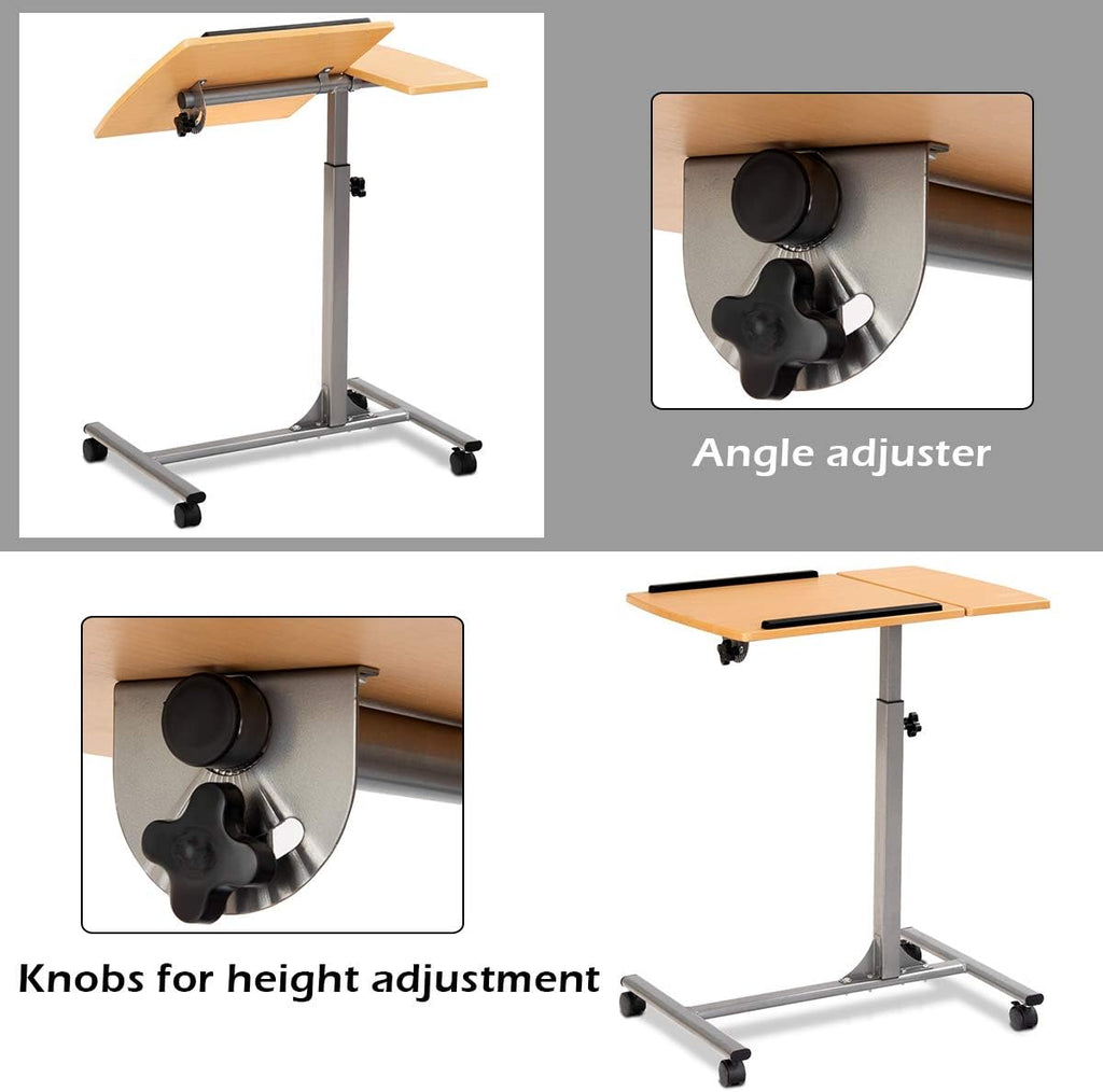 Rolling Laptop Desk Cart Z40412