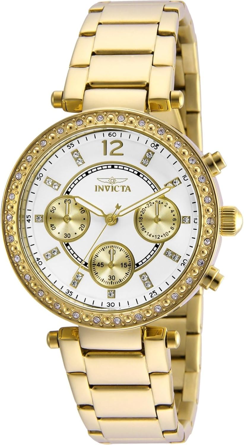 Gold Swiss Quartz Analog Watch V393434