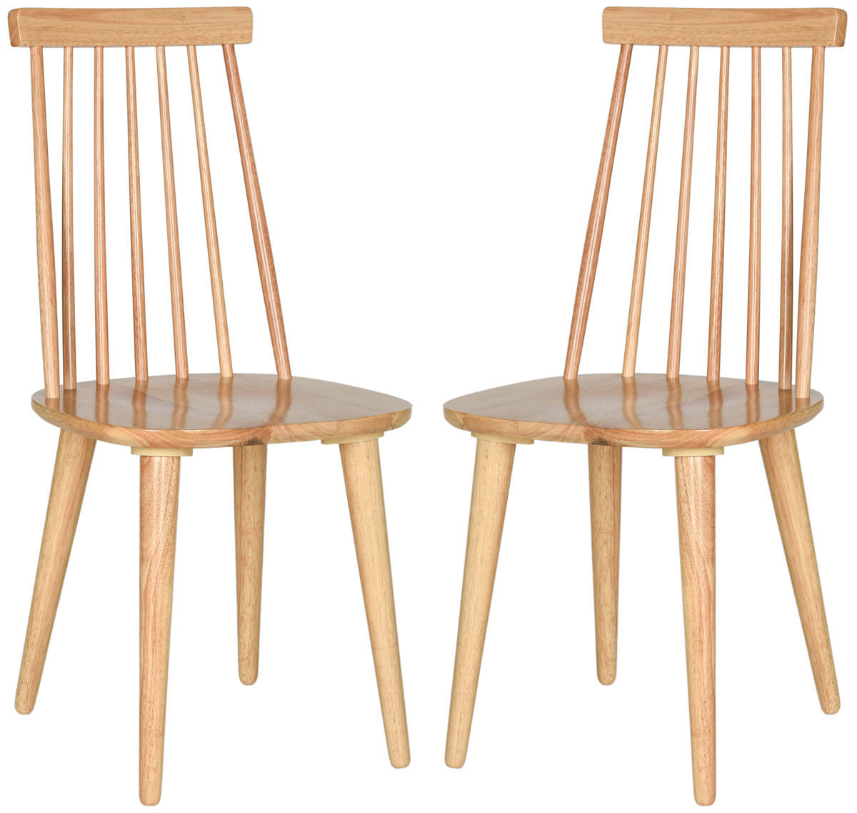 Natural Spindle Side Chair, Set of 2 R8730
