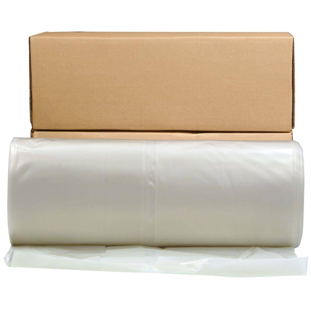 28 ft. x 100 ft. Clear 6 Mil Plastic Sheeting Z5486