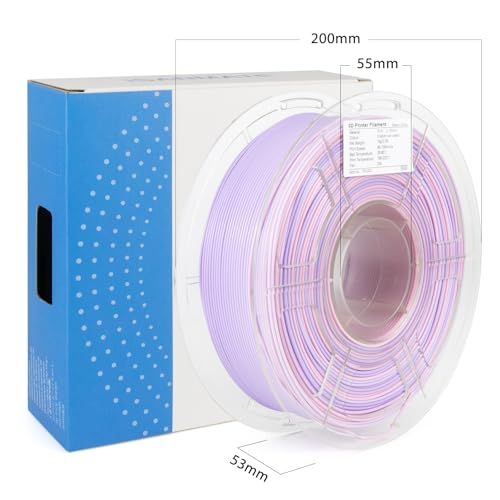Glow in The Dark PLA Filament 1.75 mm 250g 4 Pack B6254