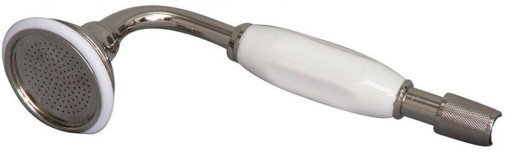 Polished Nickel Tub Rim-Mounted Faucet with Handshower U155