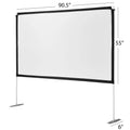 100 Portable Indoor/Outdoor 16:9 Projection Screen V878032