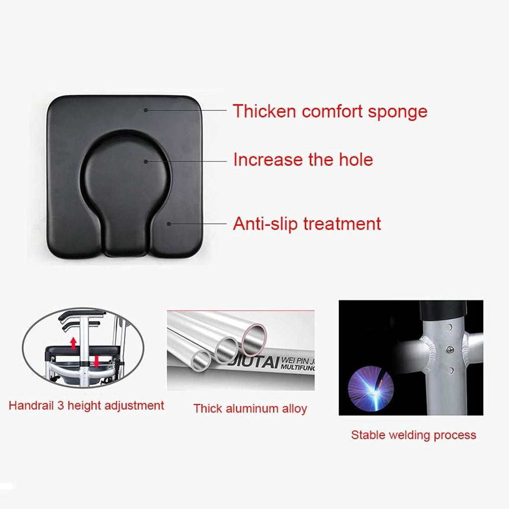 Folding Wheelchair Commode Toilet Chair Y5780