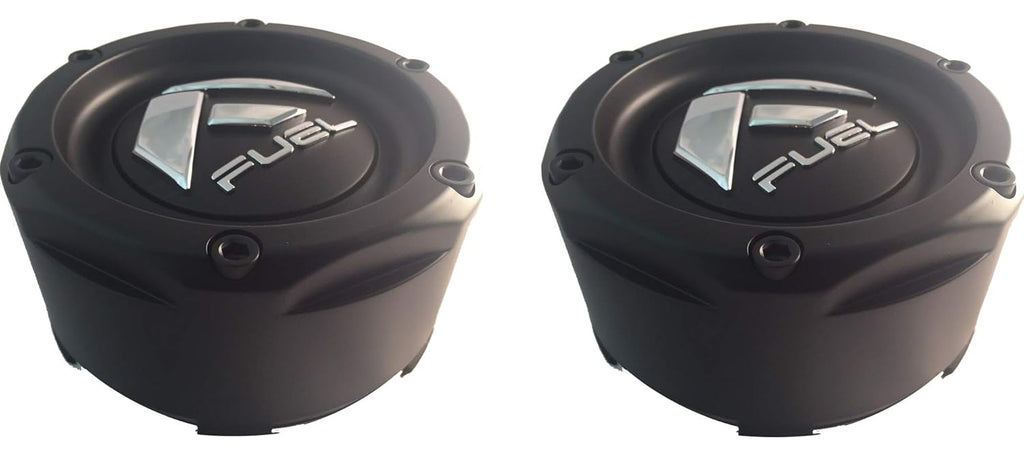 2 Pack Matte Black Wheel Center Caps E426200