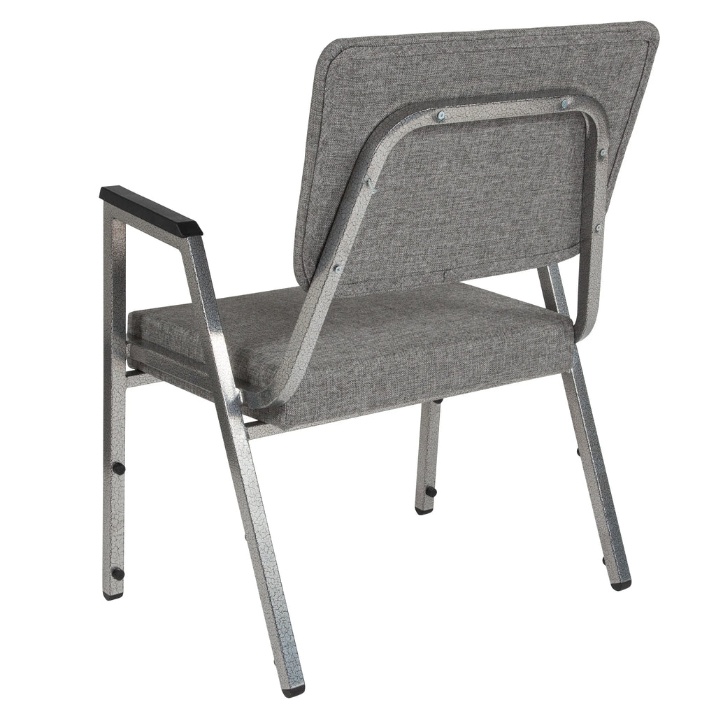 4 Pack Grey Fabric Medical Reception Arm Chair S159