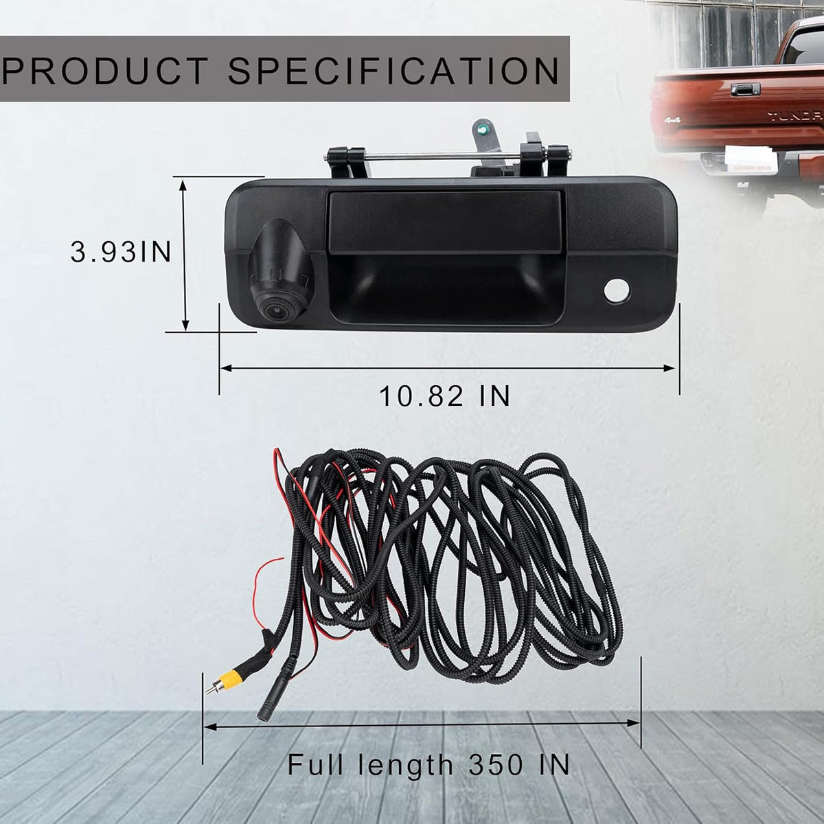 Rear View Backup Camera with Tailgate Door Handle Pack of 2 M659235