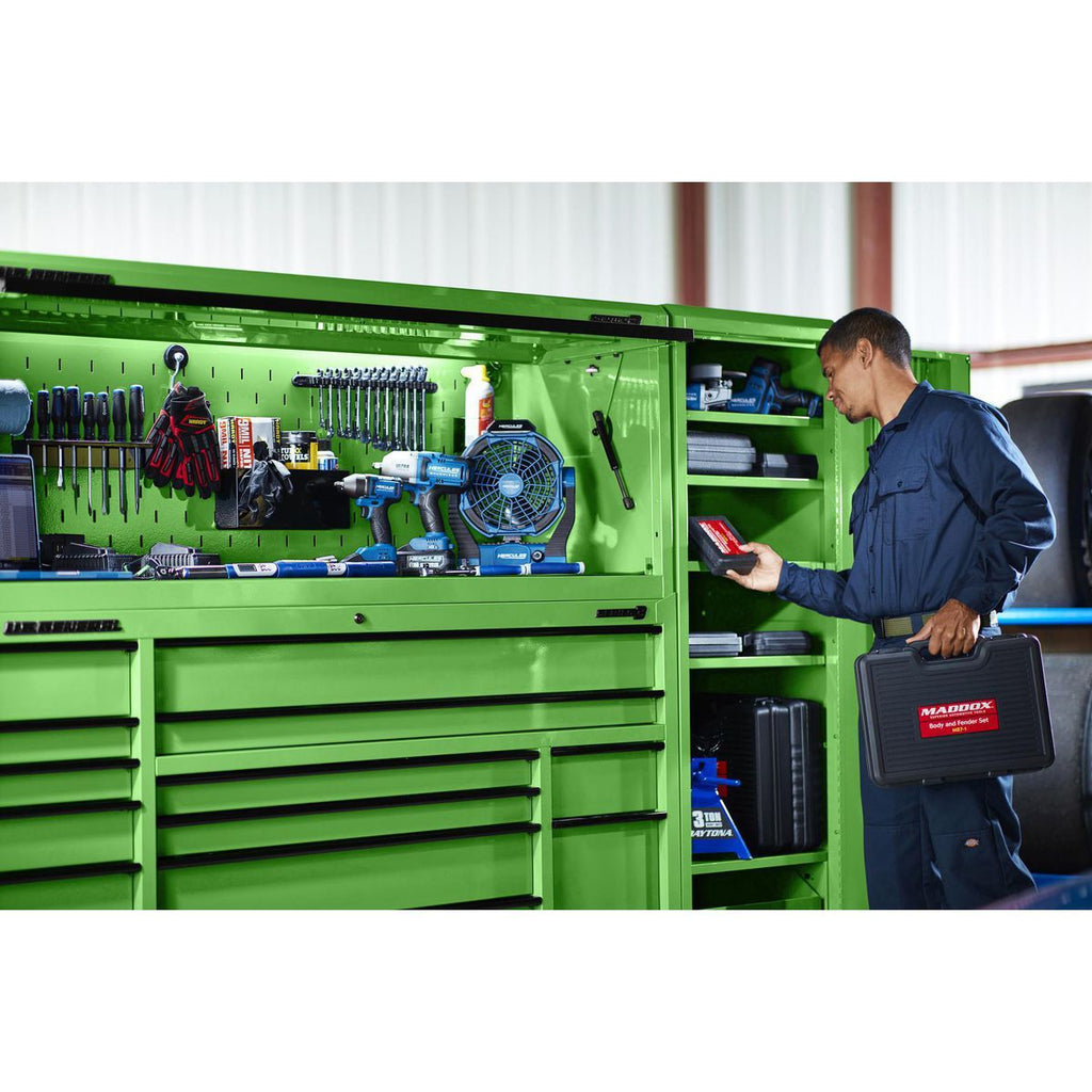 72 in. x 22 in. Green Work Center Hutch Z627523