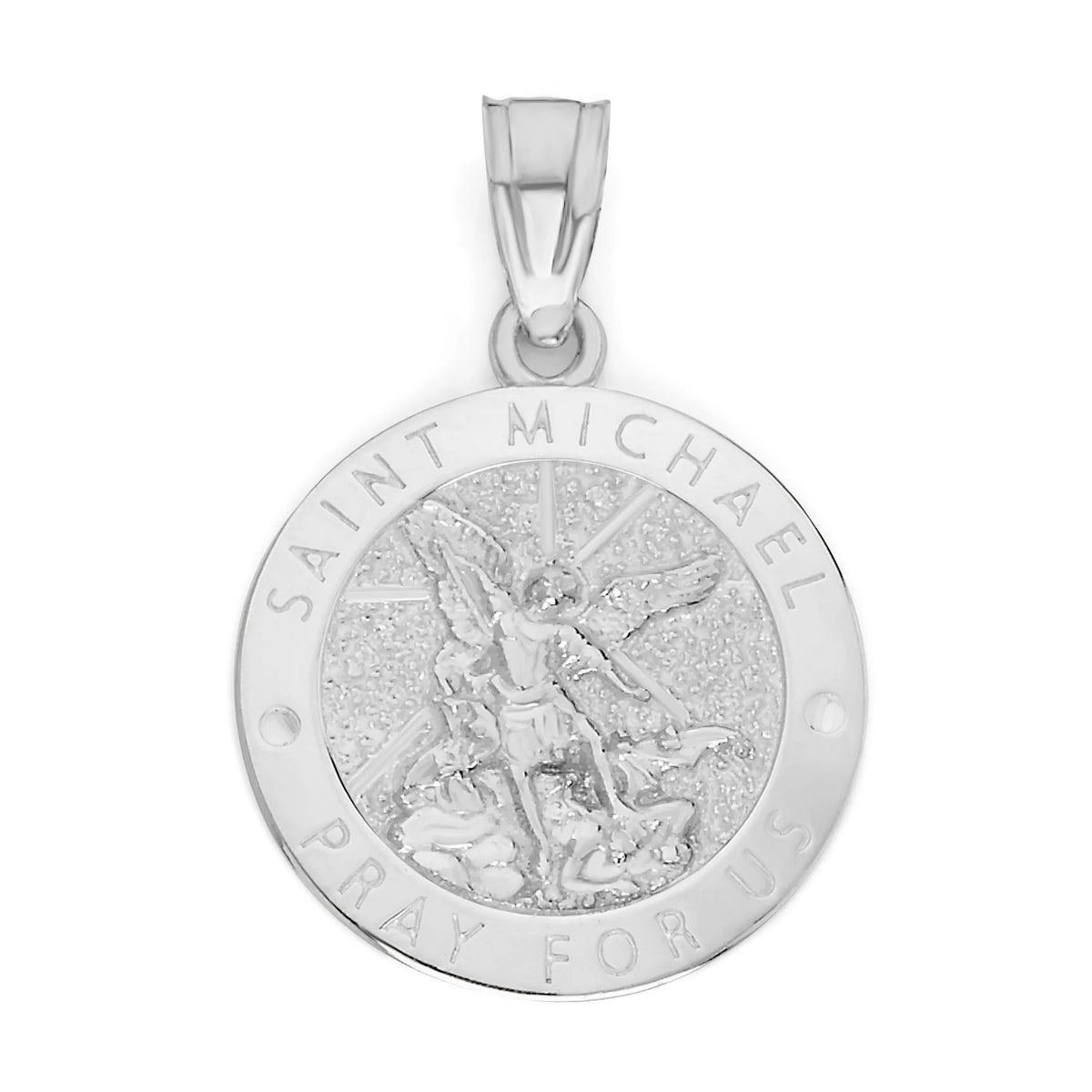 Sterling Silver St. Michael Pendant I822