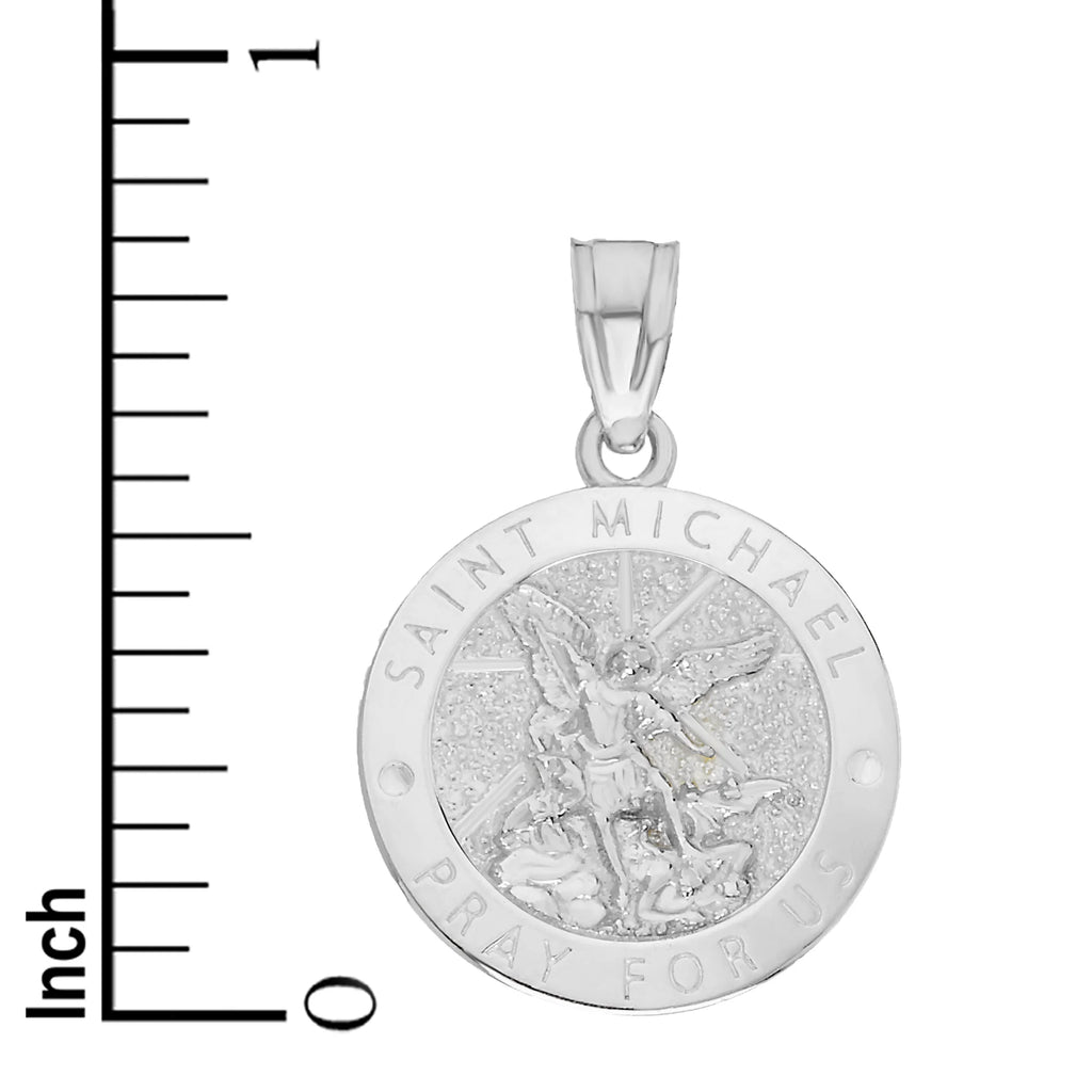Sterling Silver St. Michael Pendant I822