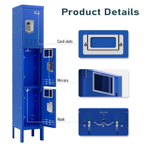 54" Height Lockable Steel Locker U5908