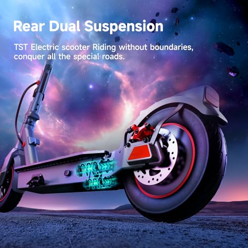 19/20 Mph 20/30 Miles Range Dual Suspension Folding Electric Scooter W449