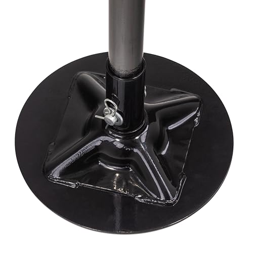 1,500 lb Adjustable Height Heavy-Duty Steel Underhoist Support Stand E62938