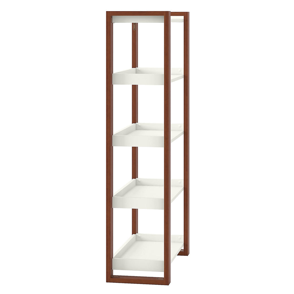 White 5 Shelf Bookcase J581