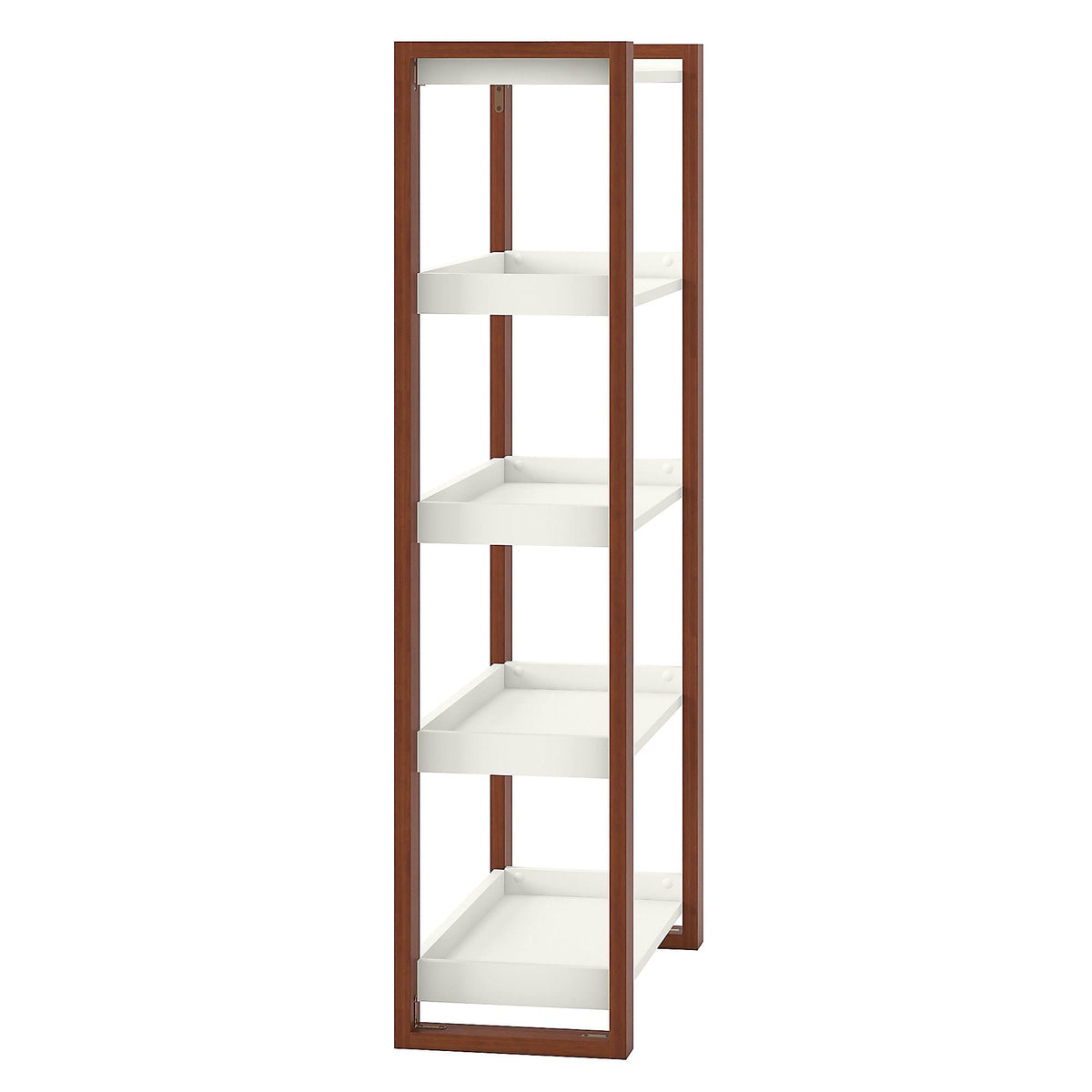 White 5 Shelf Bookcase J581