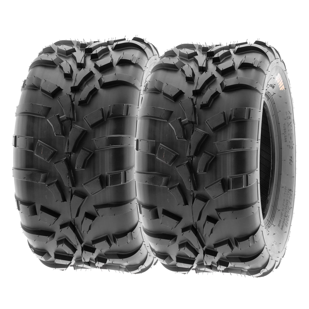 All Trail ATV UTV Tires 25x11-10 6 PR Pair of 2 Z30857